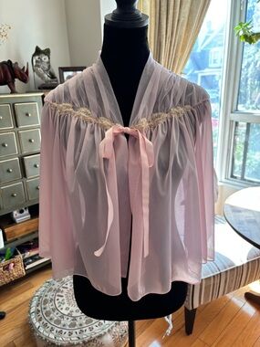 Vintage Vanity Fair Crop Bed Jacket